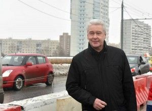 02 сарта 2016 Мэр Москвы Сергей Собянин осмотрел ход реконструкции Нагатинского моста