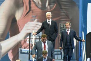 23 мая 2016 Мэр Москвы Сергей Собянин принял участие в церемонии открытия Чемпионата мира по современному пятиборью в ск Олимпийский