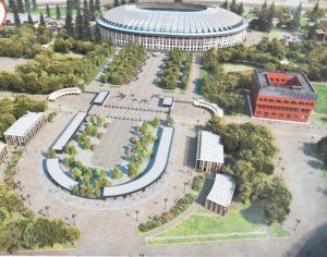 После благоустройства стадиона «Лужники» количество зеленых насаждений увеличится