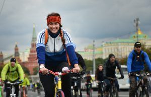В воскресенье, 28 мая 2017 года состоится большой Московский Велопарад. Фото: "Вечерняя Москва"