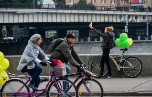  Акция «На работу на велосипеде» стартовала в столице 15 мая. Фото: "Вечерняя Москва"