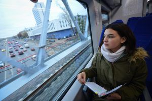Поезда Московского центрального кольца перевезли 431 тысячу пассажиров за сутки. Фото: «Вечерняя Москва»