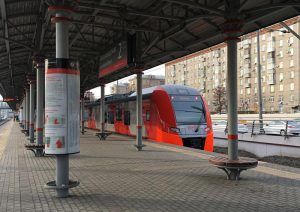 Свыше 110 миллионов жителей столицы воспользовались поездами Московского центрального кольца. Фото: Анна Быкова