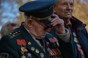 Ветераны Центрального округа отпраздновали День победы. Фото: Пелагия Замятина, «Вечерняя Москва»