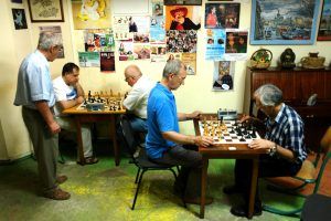 Открытий турнир состоялся в шахматном клубе. Фото предоставил Сергей Куракулов