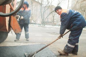 Ремонт дороги выполнили в Полянском переулке. Фото: Наталия Нечаева, «Вечерняя Москва»
