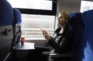 Примерно 440 миллионов пассажиров перевезли поезда МЦК за все время. Фото: Антон Гердо, «Вечерняя Москва»