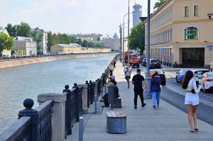 Жители столицы смогут выбрать Пушкинскую набережную на опросе «Активного гражданина». Фото: Анна Быкова