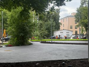 Обход территории провели на улице Шаболовка. Фото: страница управы района Якиманка в социальных сетях