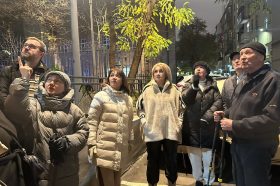 Глава управы района провела объезд территории и встретилась с жителями на Большой Полянке. Фото: официальная страница управы в социальных сетях