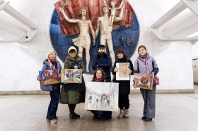 «Искусство в метро»: на станции «Полянка» открылась новая творческая площадка. Фото: пресс-служба Московского метрополитена