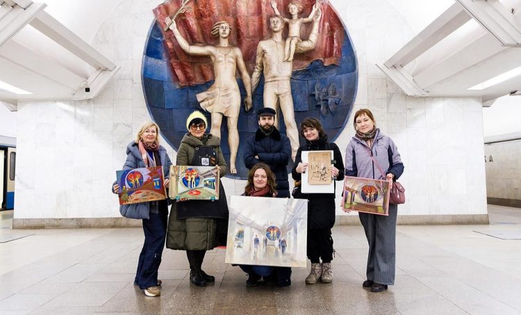 «Искусство в метро»: на станции «Полянка» открылась новая творческая площадка. Фото: пресс-служба Московского метрополитена